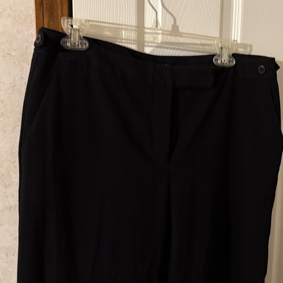Emma James Classic Black Women's Trousers size 14 Petite like new. - Picture 2 of 4
